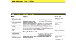 Desktop Screenshot of matachewanfirstnation.com
